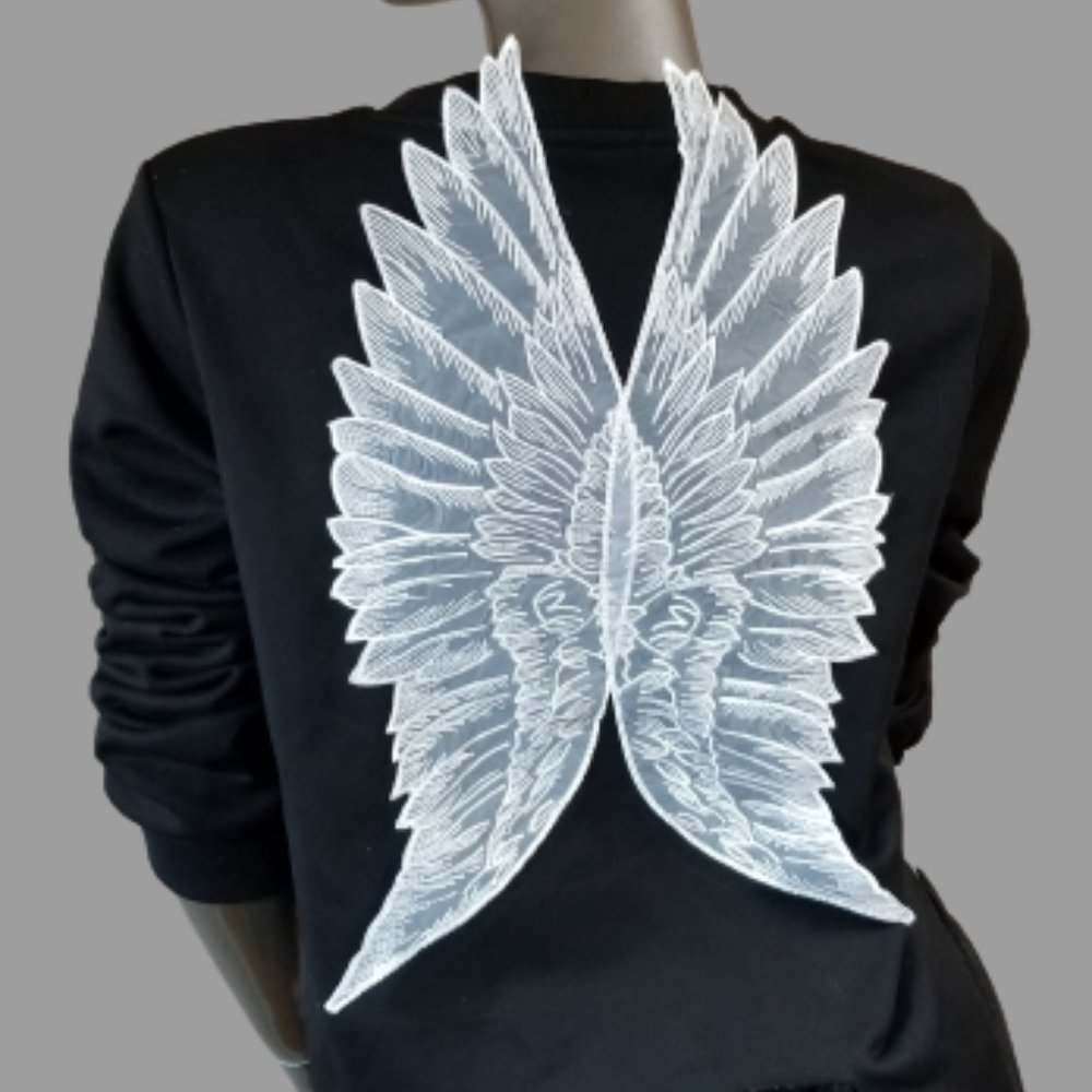 Angel winged sweat shirt